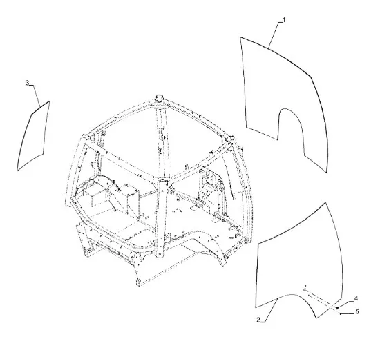 47472158 - Стекло лобовое